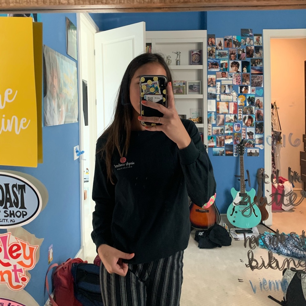 Simply Southern Black Christmas Long Sleeve